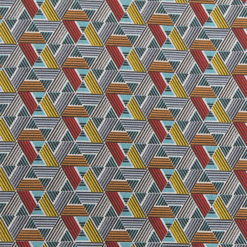 Patchwork Fabric Triangles Aqua - Ribes y Casals