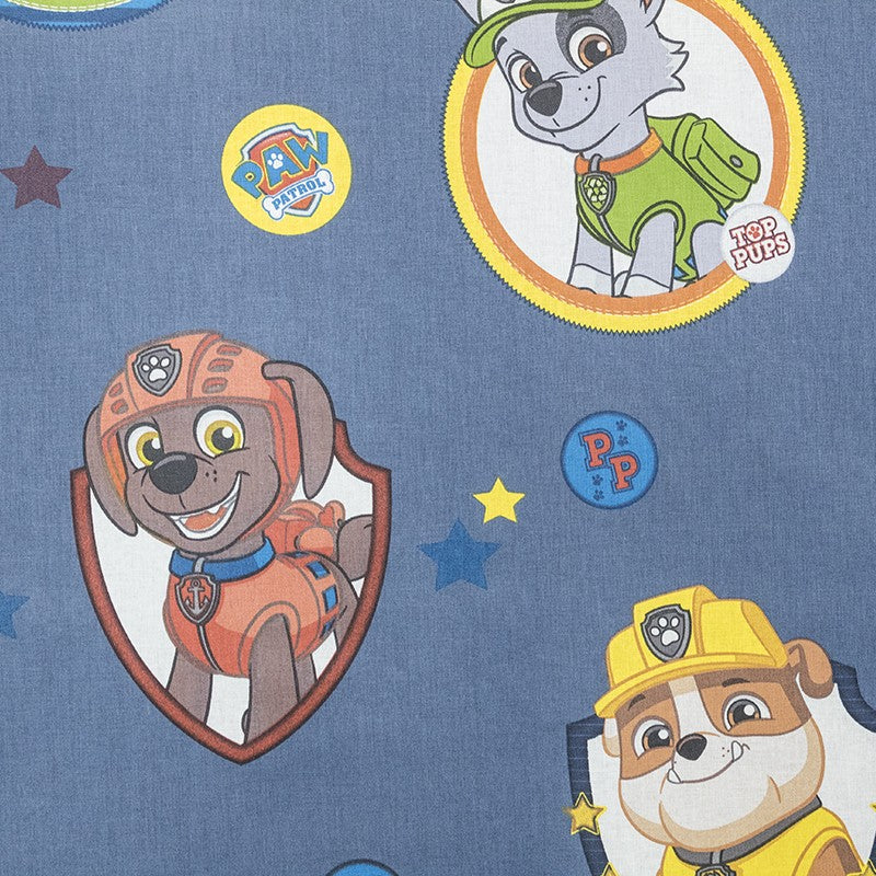 Fabric Paw Patrol Blue Denim - Ribes y Casals