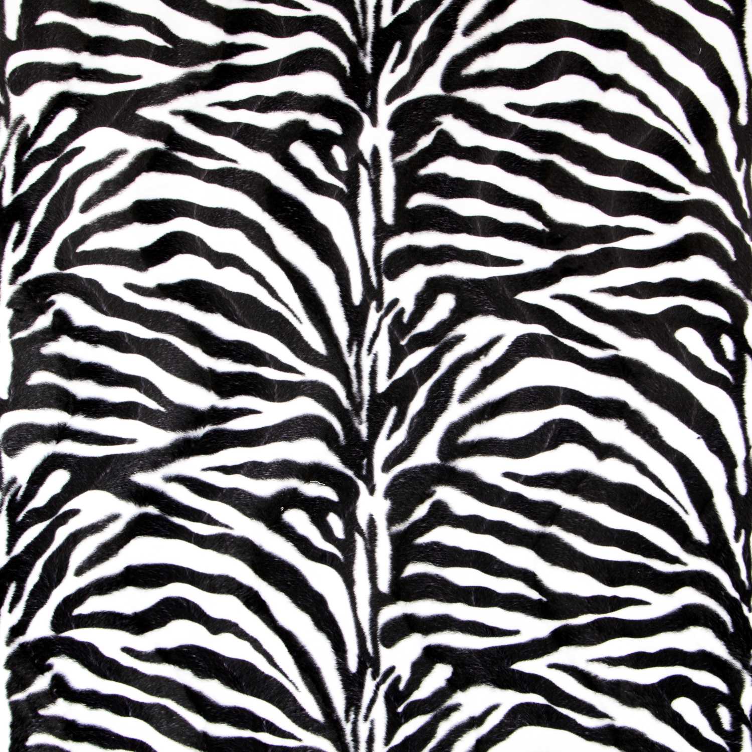 Zebra Faux Fur Fabric - Ribes y Casals