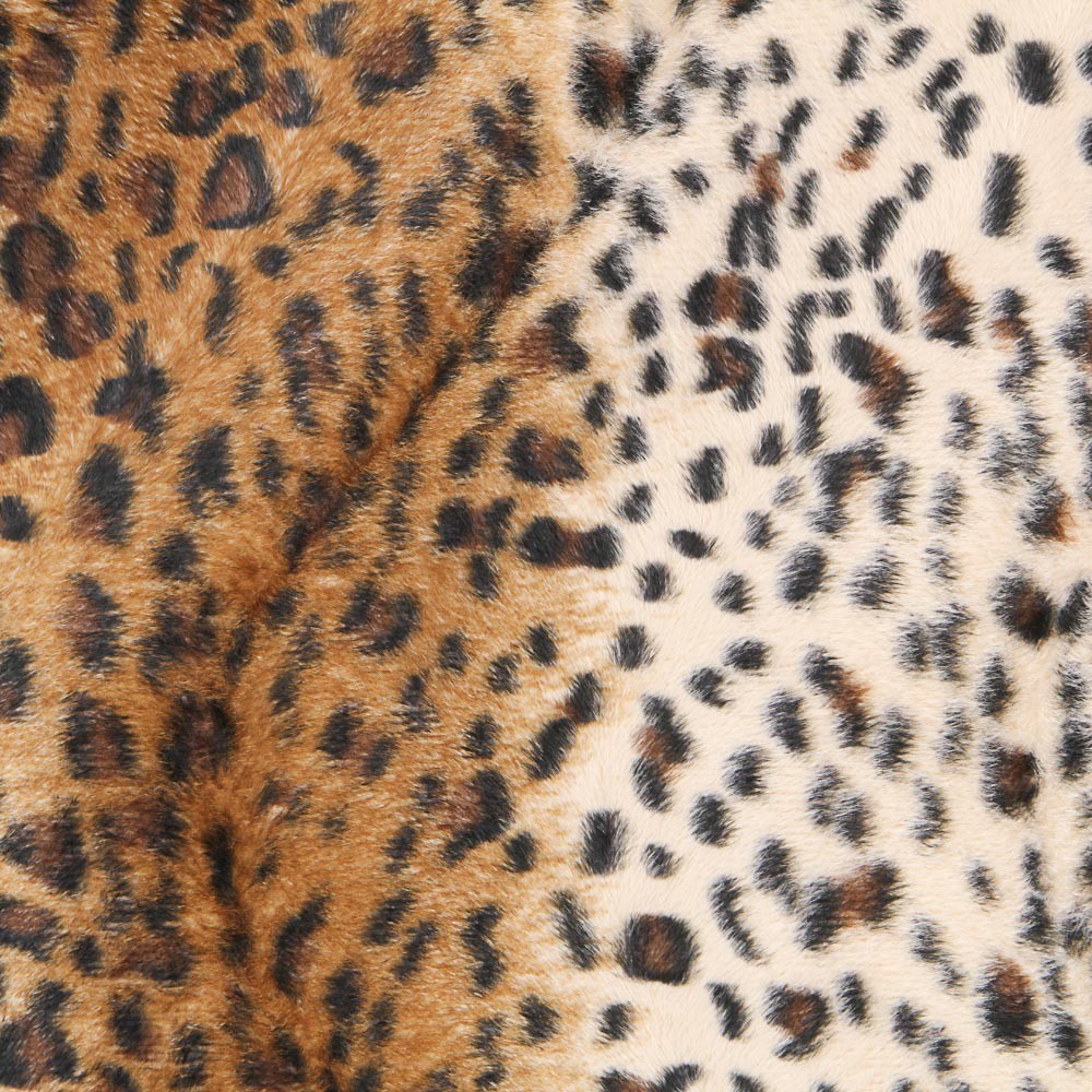 Leopard Faux Fur Fabric - Ribes y Casals