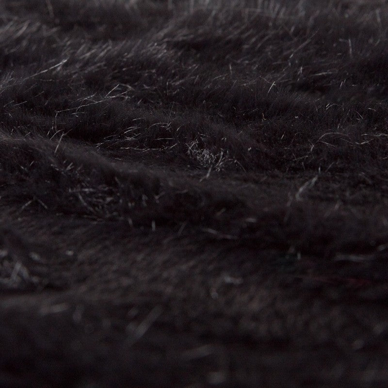 Fabric Short Pile Plain Black - Ribes y Casals