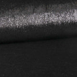 Black Lurex Shaggy Fabric - Ribes y Casals
