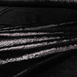 Black Lurex Shaggy Fabric - Ribes y Casals