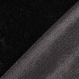 Black Lurex Shaggy Fabric - Ribes y Casals