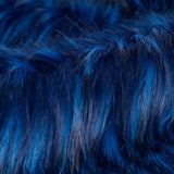 Fabric Long Pile Bicolor Blue - Ribes y Casals