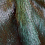 Fabric Long Pile Bicolor Bottle Green - Ribes y Casals