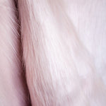 Plain Long Pile Fabric Pink Nude - Ribes y Casals