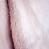 Plain Long Pile Fabric Pink Nude - Ribes y Casals