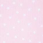 Tela Piqué Canutillo Estrella Rosa - Ribes y Casals