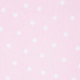 Tela Piqué Canutillo Estrella Rosa - Ribes y Casals