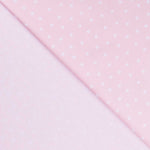 Tela Piqué Canutillo Estrella Rosa - Ribes y Casals