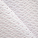 Piqué Fabric Oeil de Perdrix Print Pink - Ribes y Casals