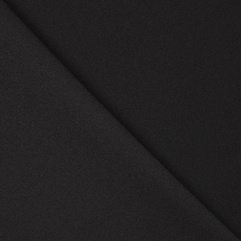 Retal Tela Gabardina Elástica Liso Negro 105x145 cm - Ribes y Casals