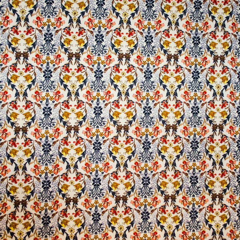 Plain Polyester Fabric Flower Ecru - Ribes y Casals