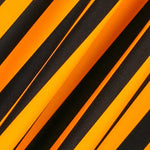 Stretch Fabric Stripes Black Orange 23mm - Ribes y Casals