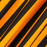 Stretch Fabric Stripes Black Orange 23mm - Ribes y Casals
