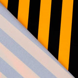 Stretch Fabric Stripes Black Orange 23mm - Ribes y Casals