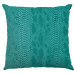 Leatherette Fabric Crocodile Turquoise - Ribes y Casals