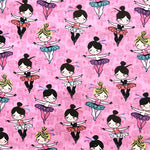 Cotton Poplin Fabric Ballerina Pink - Ribes y Casals