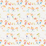 Cotton Poplin Fabric Happy Day White - Ribes y Casals