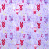 Cotton Poplin Fabric Swimsuits Lavender - Ribes y Casals