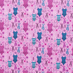 Cotton Poplin Fabric Swimsuits Pink - Ribes y Casals
