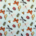 Cotton Poplin Butterflies Greenish - Ribes y Casals