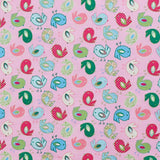 Cotton Poplin Fabric Chickens Pink - Ribes y Casals