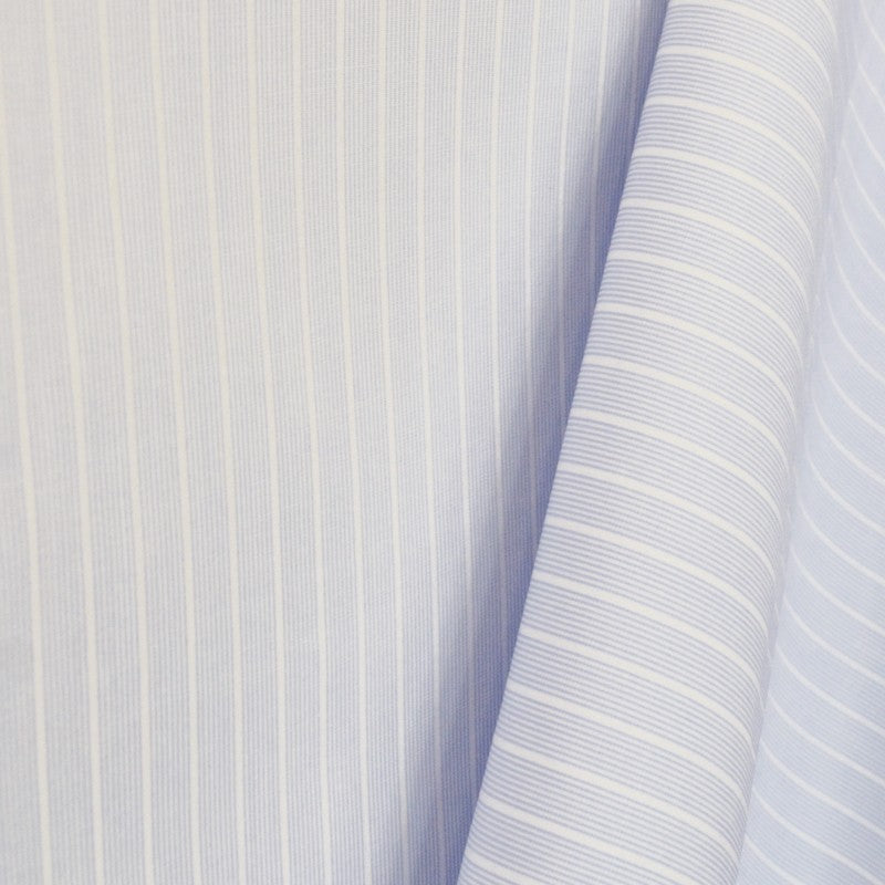 Poplin Shirt Thin Stripes Light Blue - Ribes y Casals