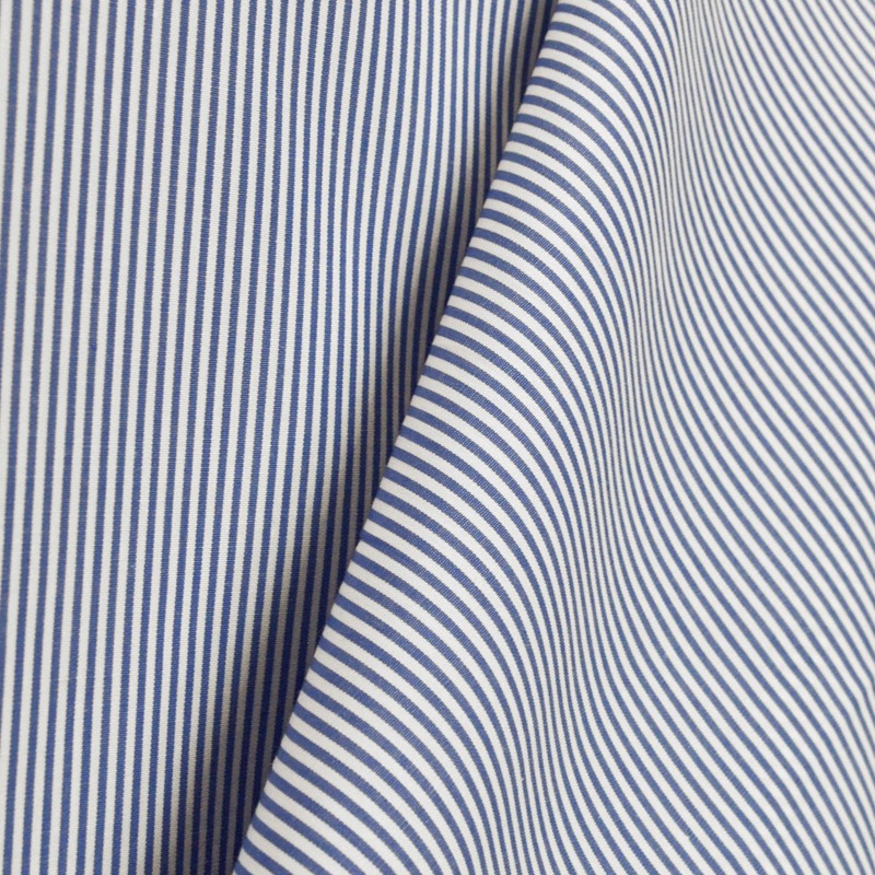 Poplin Shirt Stripes Blue - Ribes y Casals