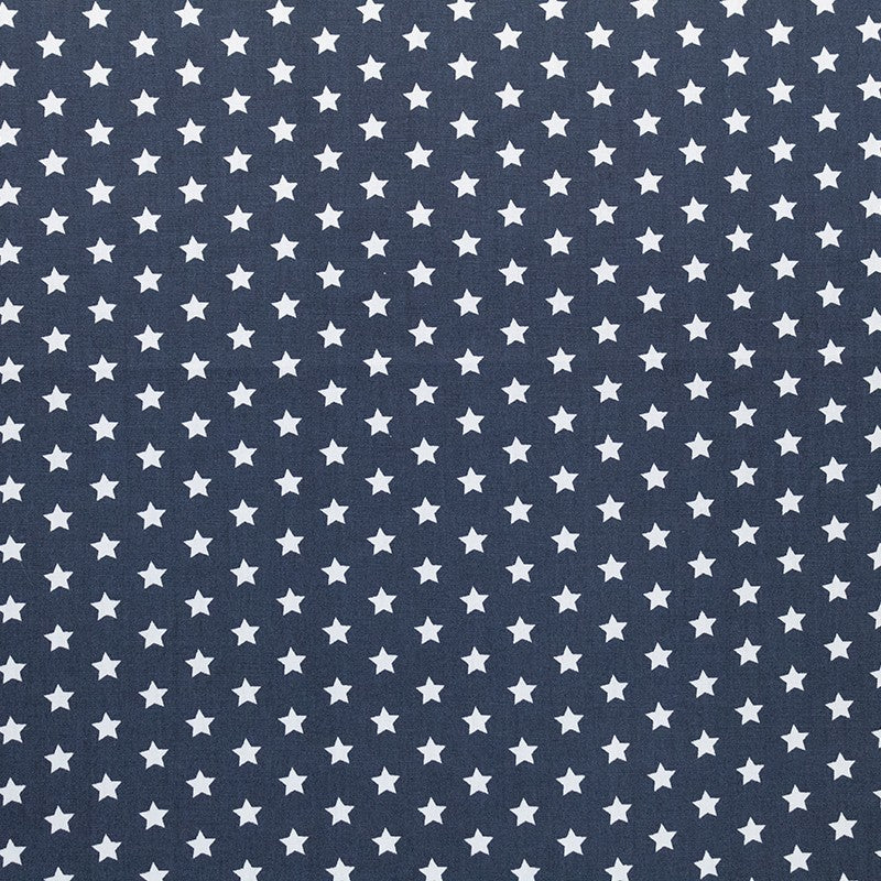 Poplin Stars Navy Background - Ribes y Casals