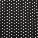 Poplin Stars Black Background - Ribes y Casals