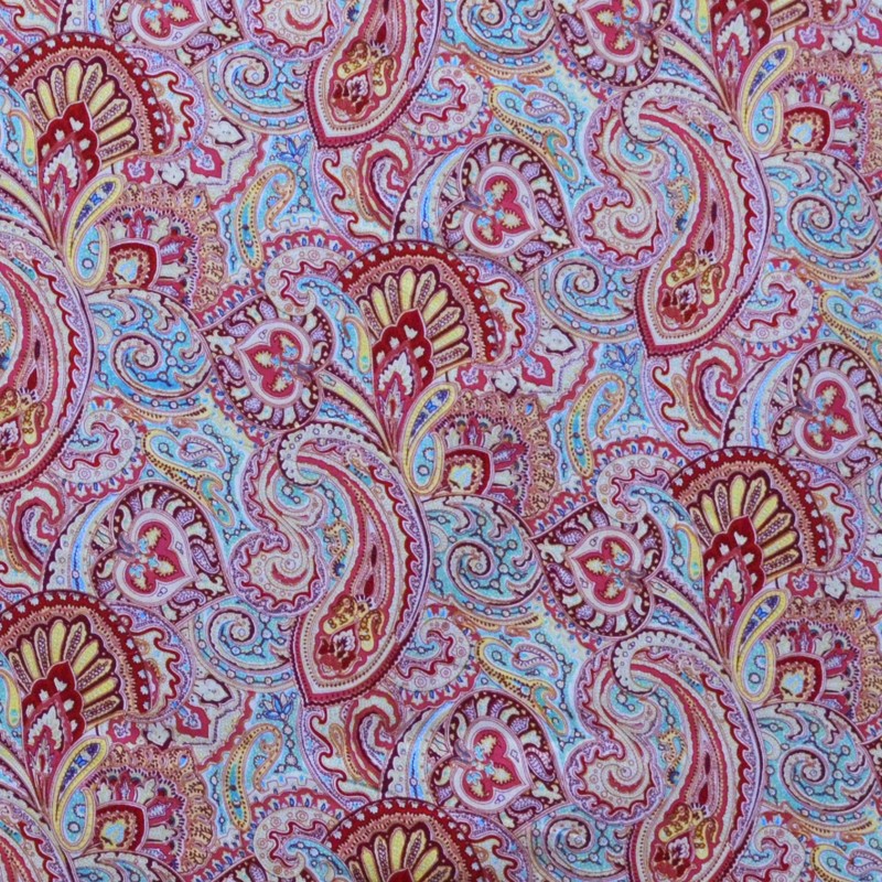 Flamenco Poplin Cachmere Coral - Ribes y Casals