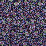 Poplin Flamenco Liberty Daisy Black - Ribes y Casals