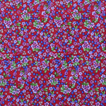 Poplin Flamenco Liberty Daisy Red - Ribes y Casals