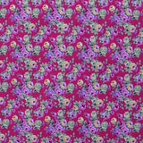Poplin Flamenco Liberty Roses Fuchsia - Ribes y Casals