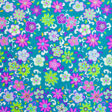 Poplin Frame Floral Turquoise - Ribes y Casals