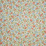 Poplin Liberty Orange Blue - Ribes y Casals