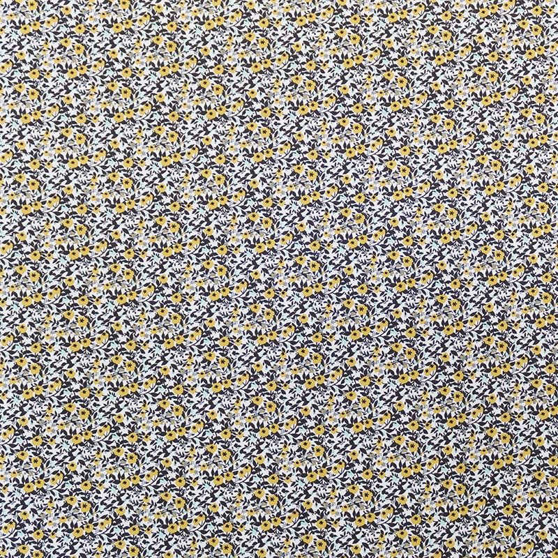Poplin Liberty Ochre Black - Ribes y Casals