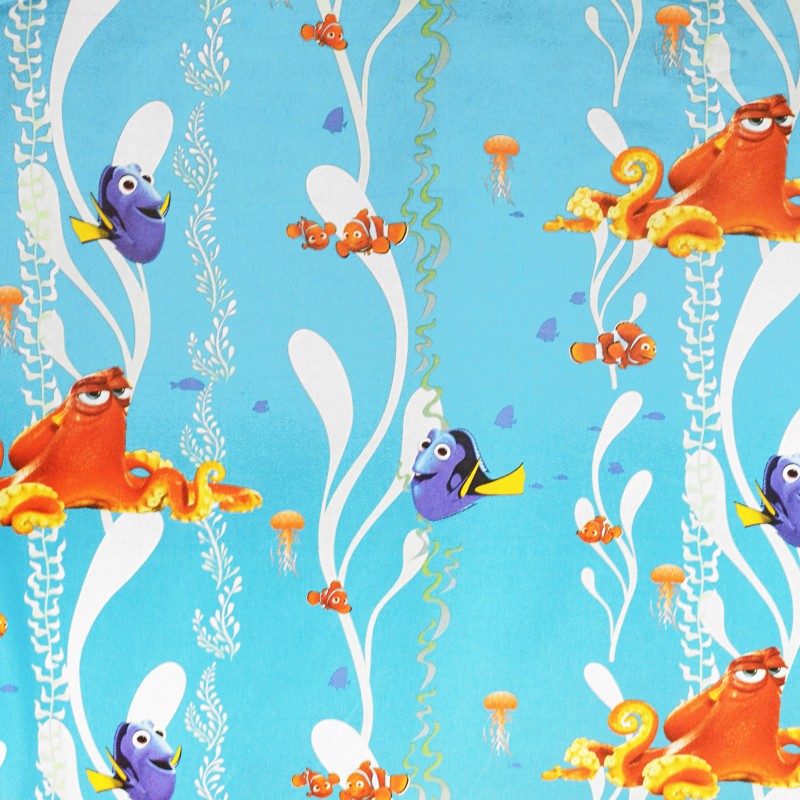 Poplin Nemo Turquoise - Ribes y Casals