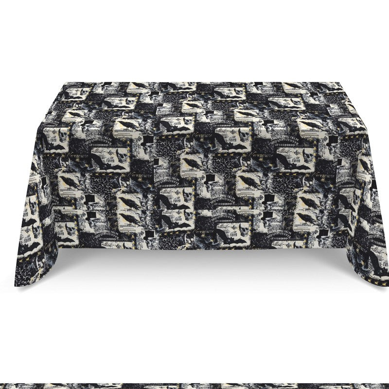 Poplin Fabric Terror Black - Ribes y Casals