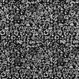 Cotton Jersey Drawings Black - Ribes y Casals
