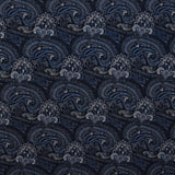 Knitted Fabric Paisley Print Blue - Ribes y Casals