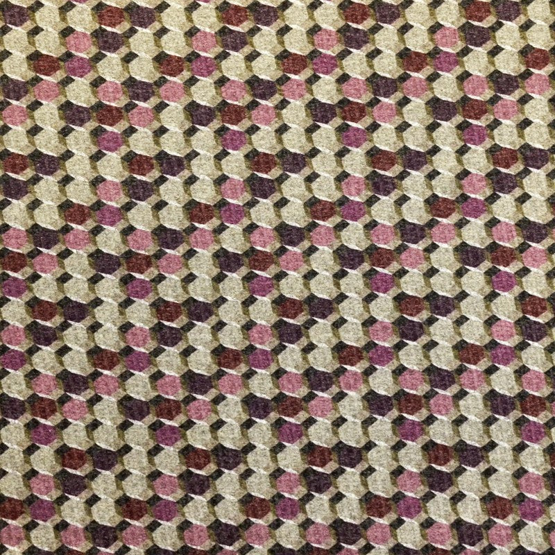 Rib Jersey  Geometric Lilac - Ribes y Casals