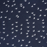 Stretch Jersey Birds Navy - Ribes y Casals