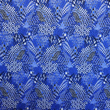 Jacquard Jersey Mosaic Blue - Ribes y Casals