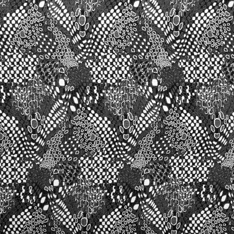 Jacquard Jersey Mosaic Grey - Ribes y Casals