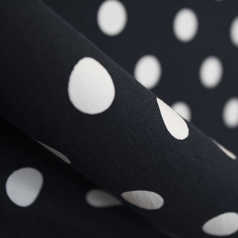 Dotted Jersey Black - Ribes y Casals