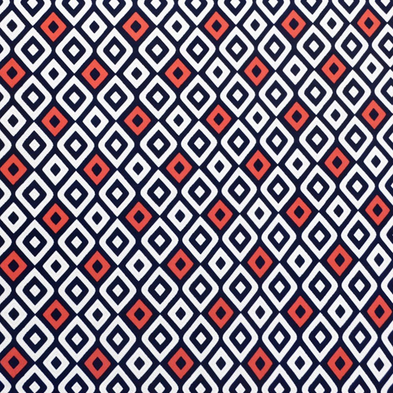 Jersey Lycra Diamonds Navy - Ribes y Casals