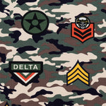 Mesh Fabric Militar Delta green - Ribes y Casals